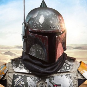 Boba Fett Star Wars The Mandalorian Life-Size Bust by Sideshow Collectibles